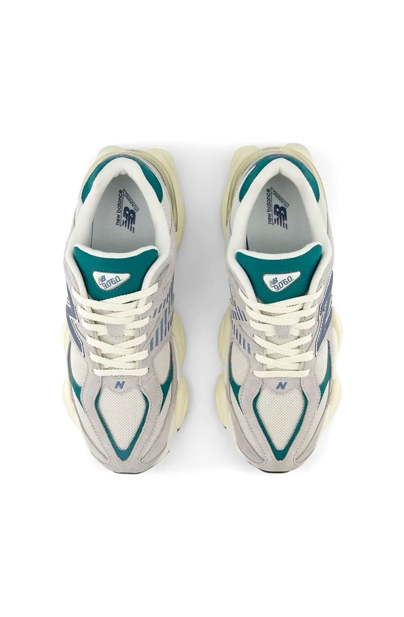Tênis New Balance 9060 Unissex Cinza/Verde U9060HMS