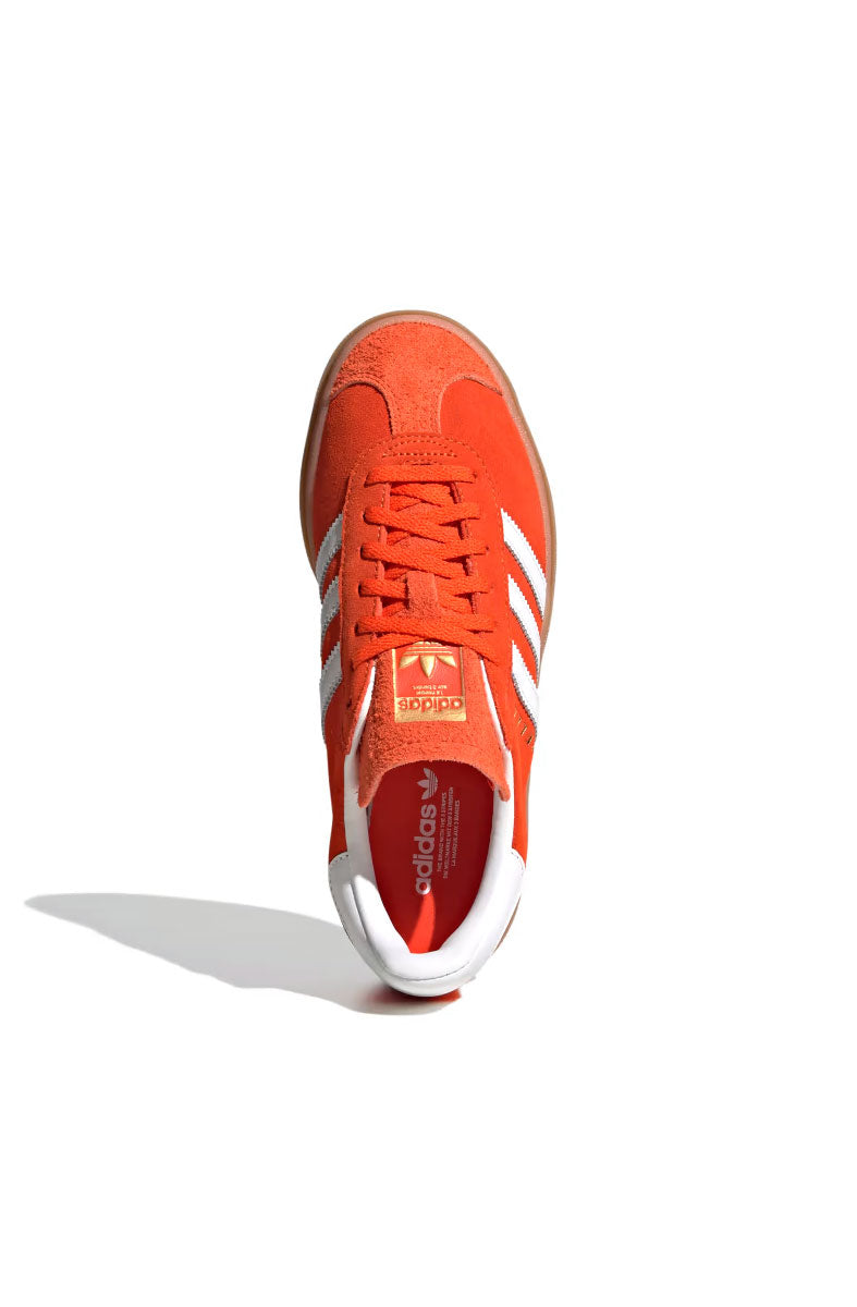 Tênis Adidas Gazelle Bold Feminino Laranja/Branco IG8672