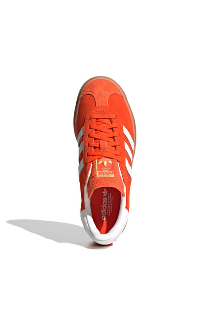 Tênis Adidas Gazelle Bold Feminino Laranja/Branco IG8672