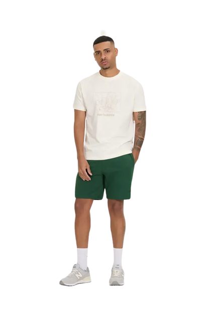 Bermuda New Balance Moletom Verde