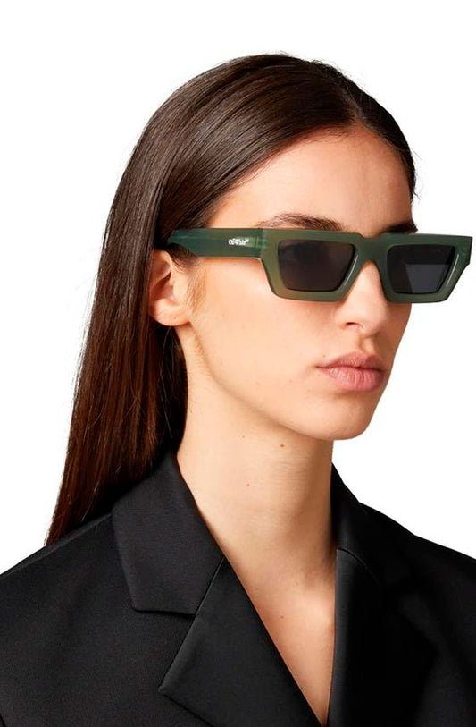 Óculos de Sol Off-White Manchester Sunglasses Olive Green Dark
