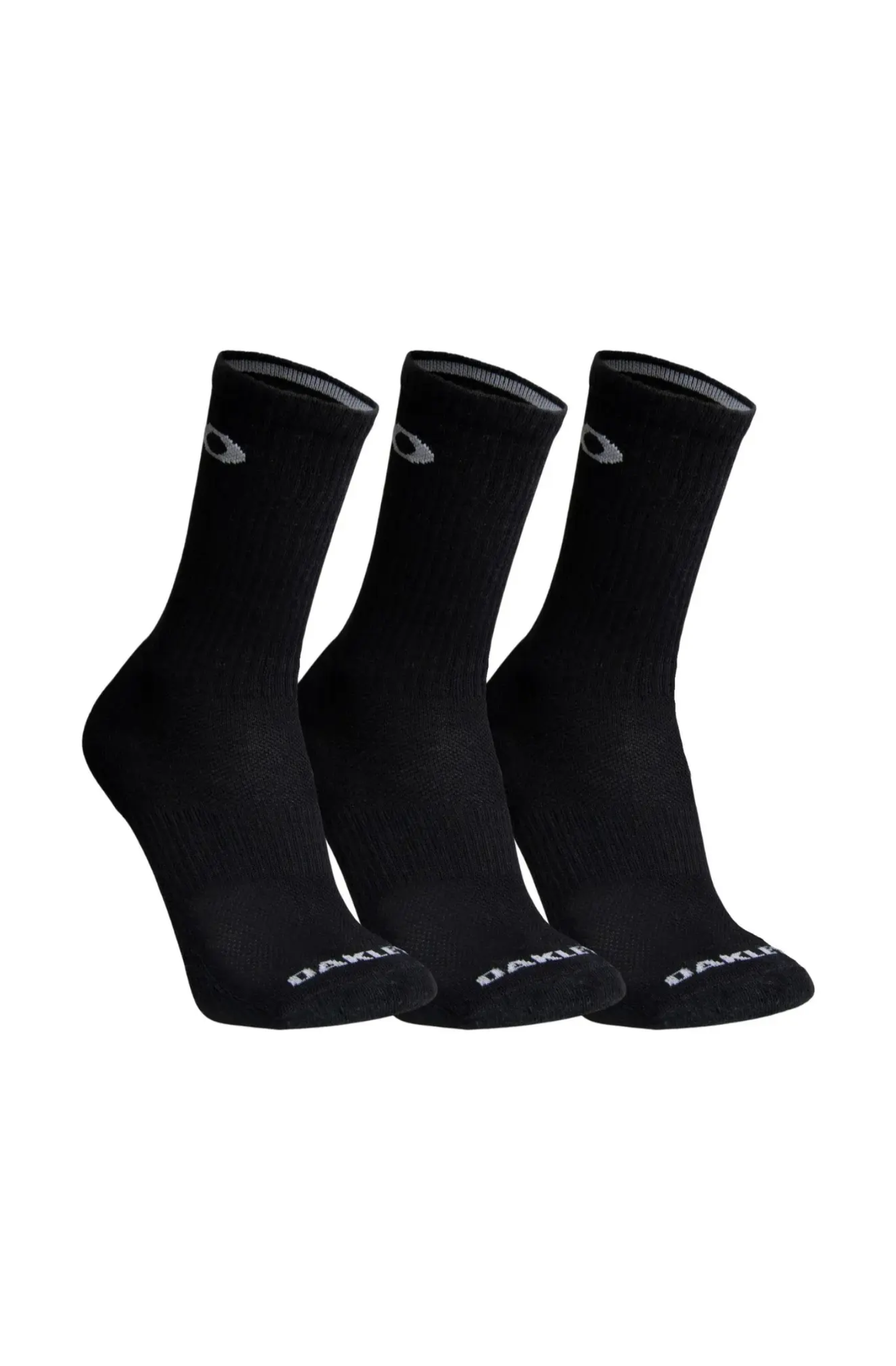 Meias Oakley Essential Crew Sock 3 Pares Preto