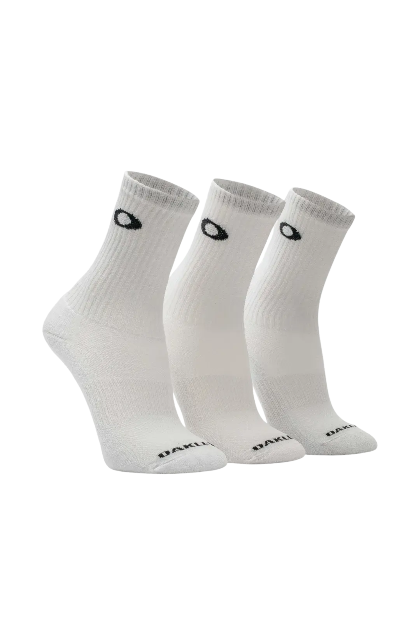 Meias Oakley Essential Crew Sock 3 Pares Branco