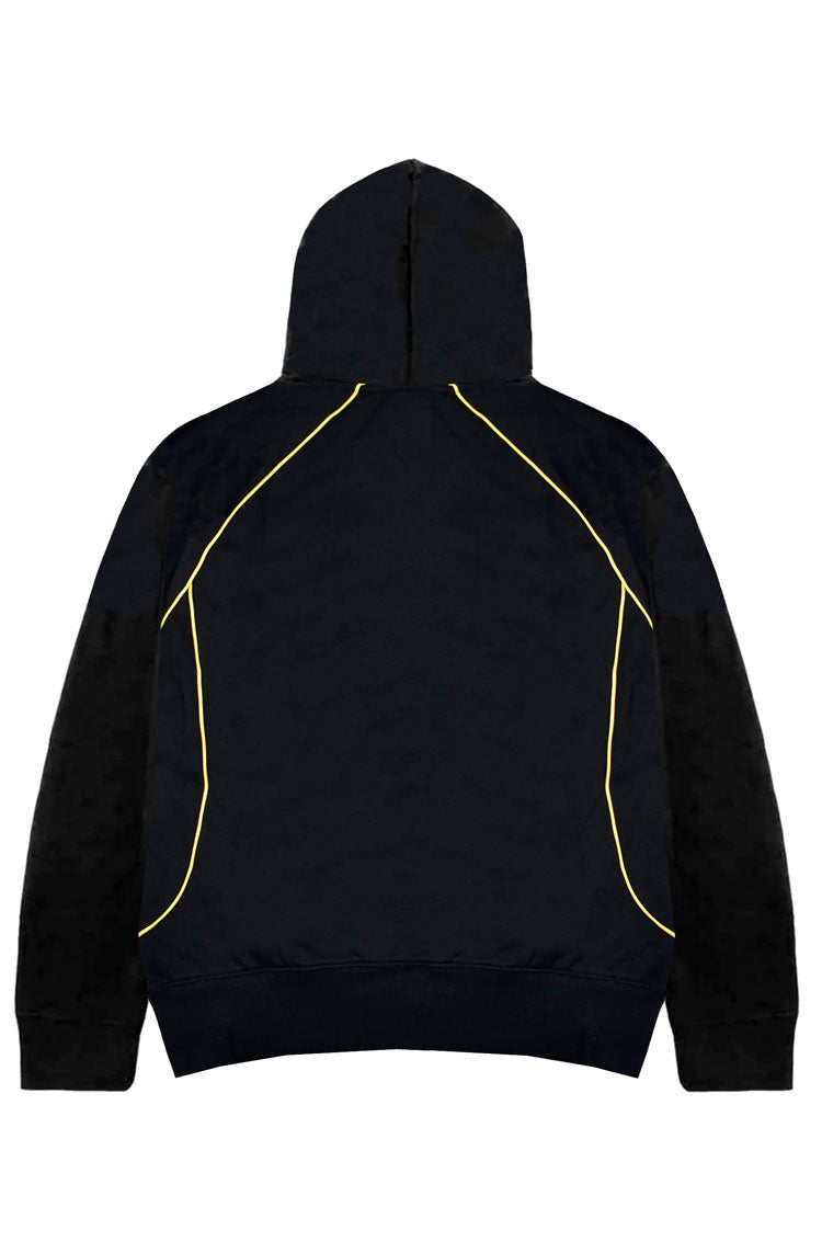 Blusa Umbro Masculino Panelled Hoodie Preto/Vinho/Ouro Antigo