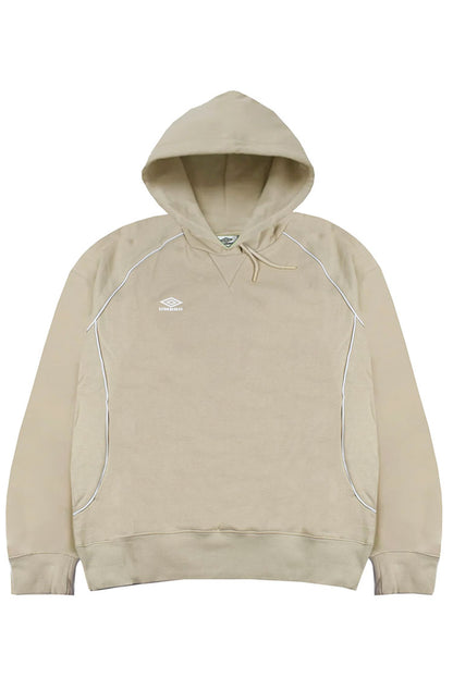 Blusa Umbro Masculino Panelled Hoodie Bege/Branco