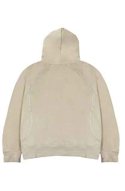 Blusa Umbro Masculino Panelled Hoodie Bege/Branco