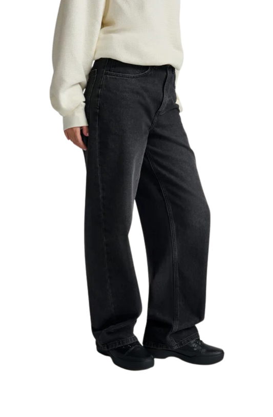 Calça Vans Sirelle 5 Pocket Puddle Black Hylane Preto