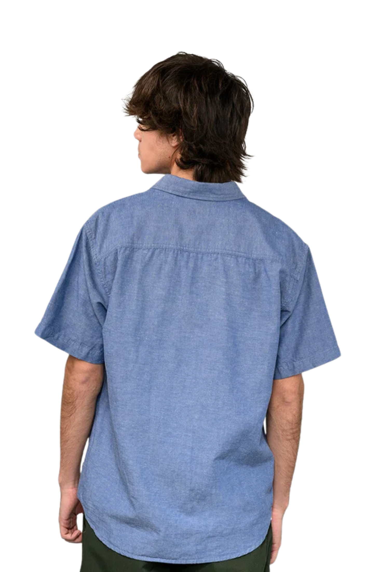 Camisa Vans Lawson Solid SS Azul Marinho