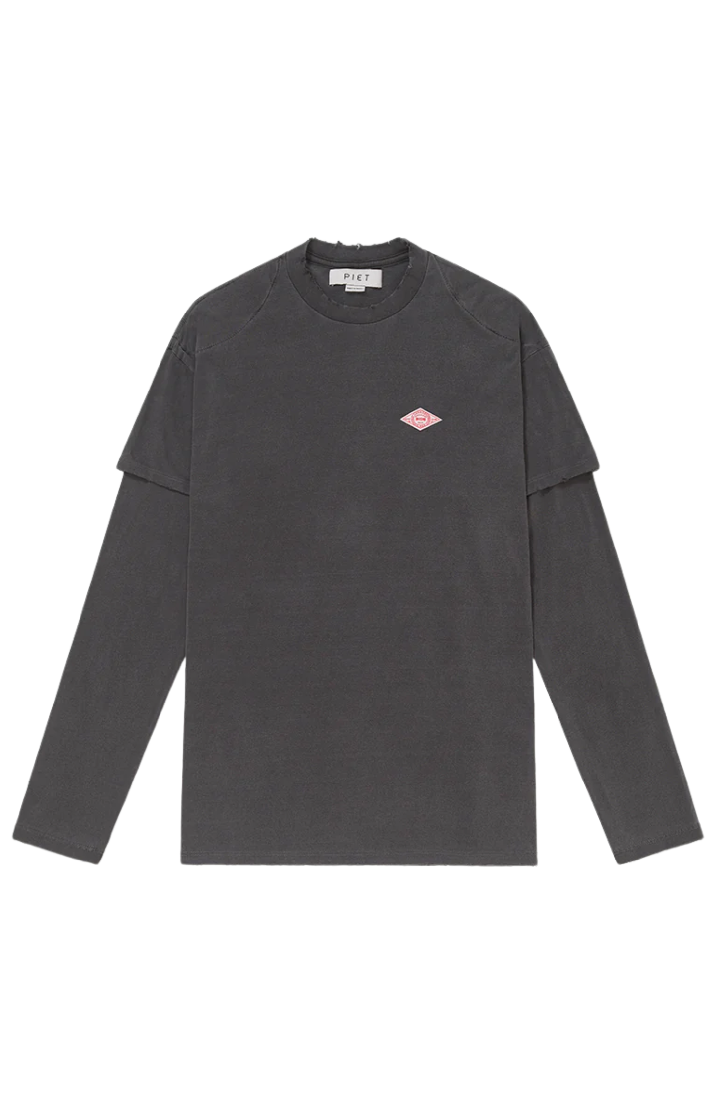 Camiseta Piet Double Long Sleeve Vintage Black