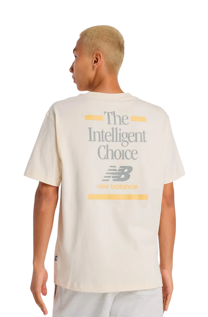 Camiseta New Balance Athletics Intelligent Choice Off-White