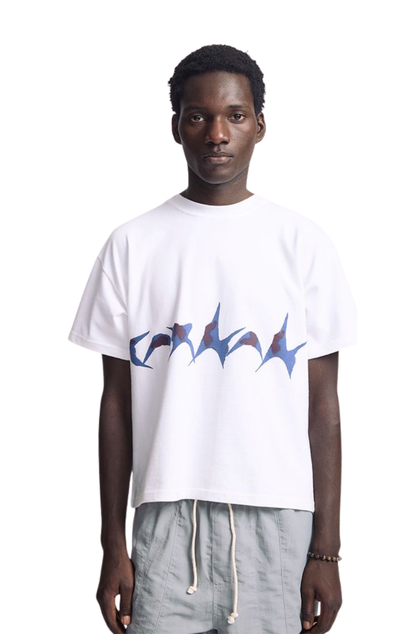 Camiseta CARNAN Star Boxy T-shirt Off-White