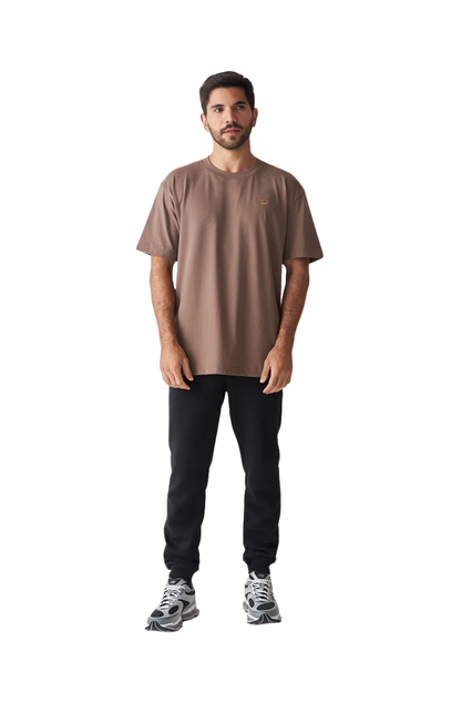 Camiseta New Balance Small Logo Marrom