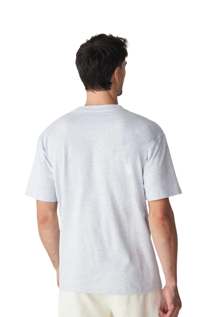 Camiseta New Balance Small Logo Cinza Mescla