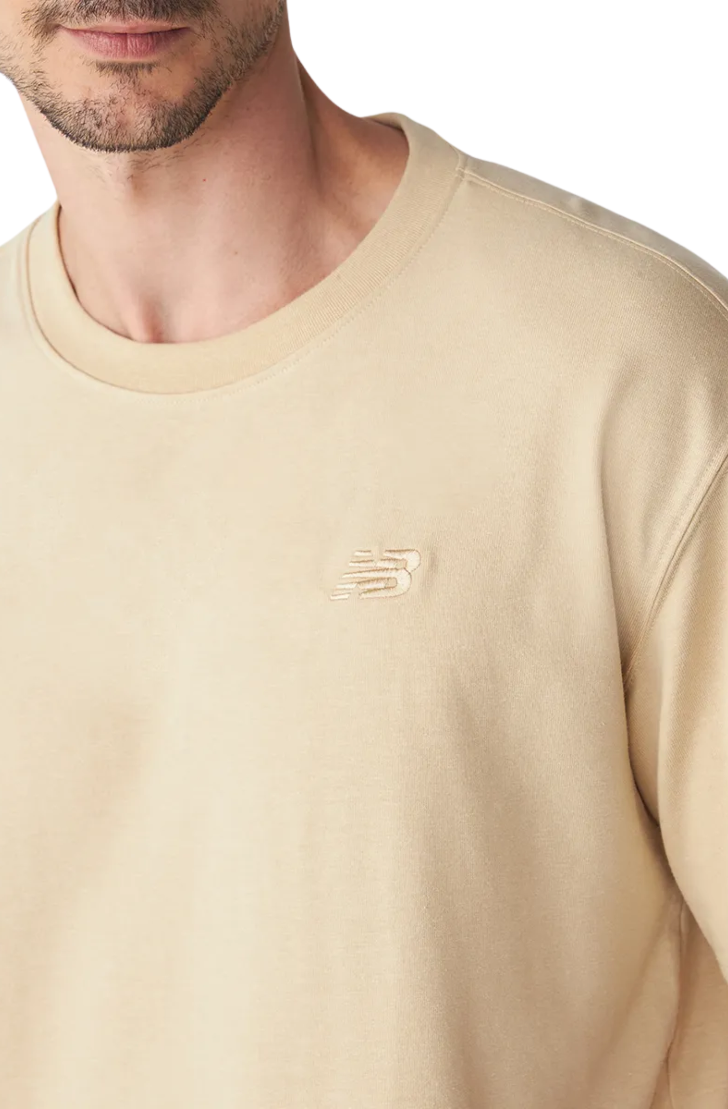 Camiseta New Balance Small Logo Bege