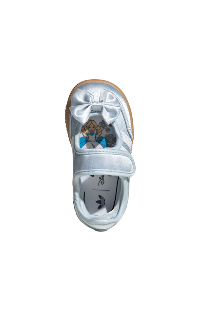 Tênis Adidas Disney Samba Jane Infantil Azul/Branco IH1760