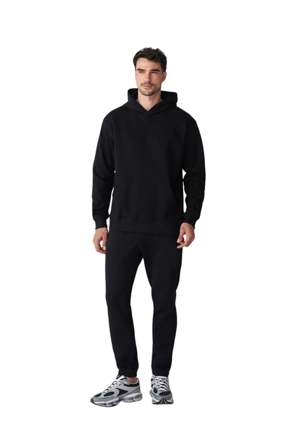 Moletom New Balance Athletics Small Logo Masculino Preto/Preto