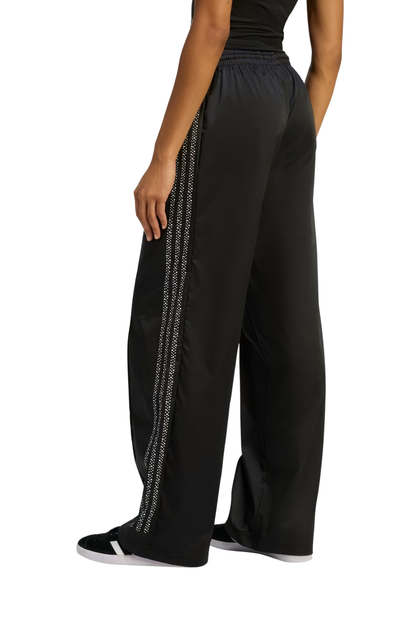 Calça Adidas Pearl Firebird Loose Track Pants Preto