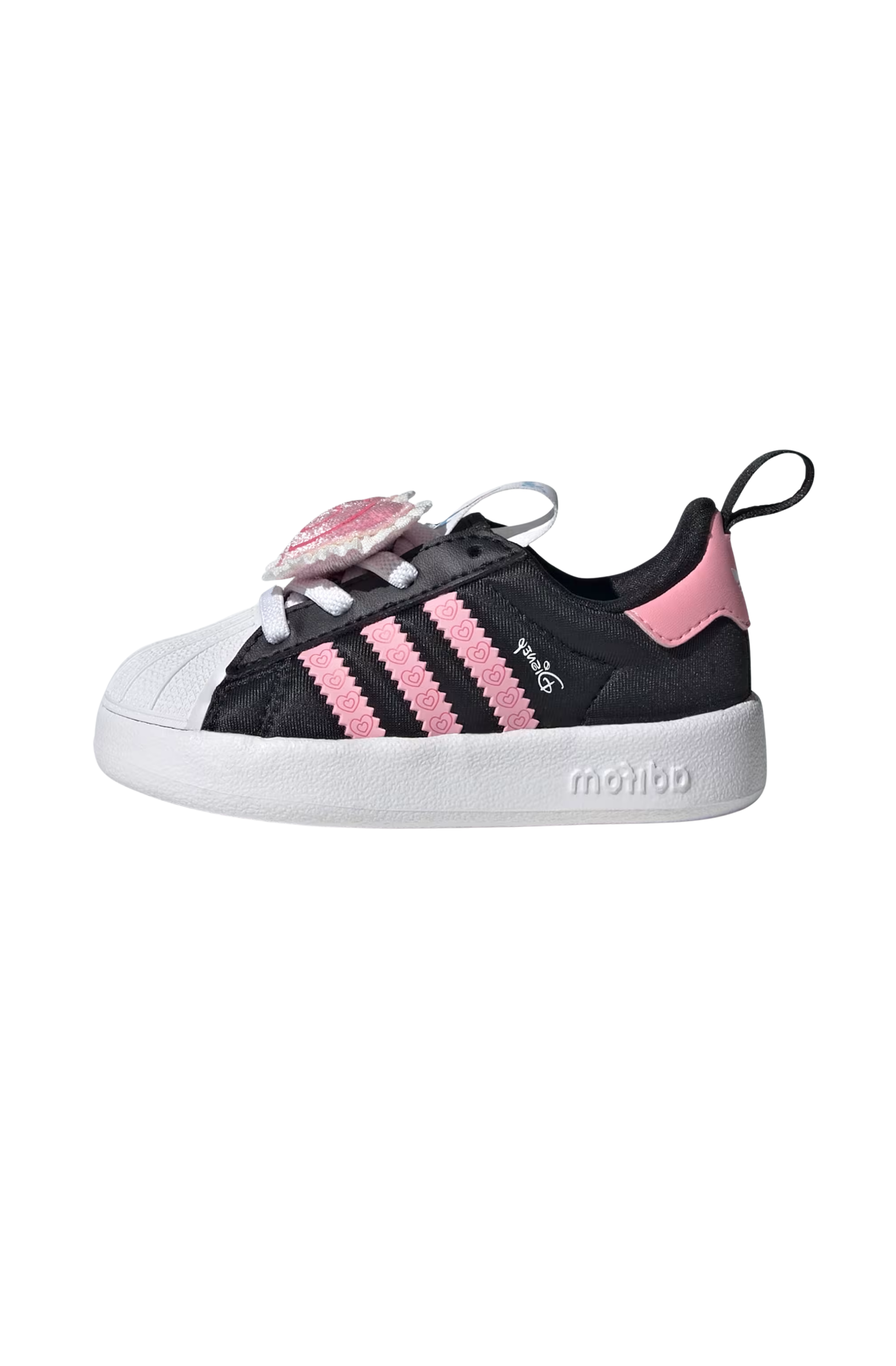 Tênis Adidas Disney Adifom Superstar 360 Infantil Preto/Rosa IH7068