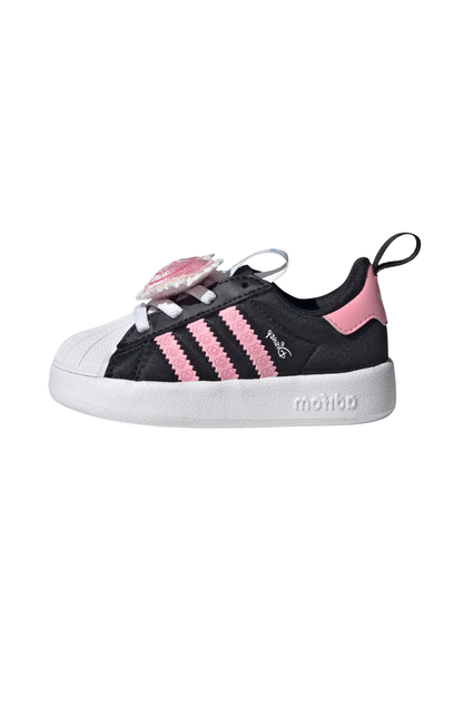 Tênis Adidas Disney Adifom Superstar 360 Infantil Preto/Rosa IH7068