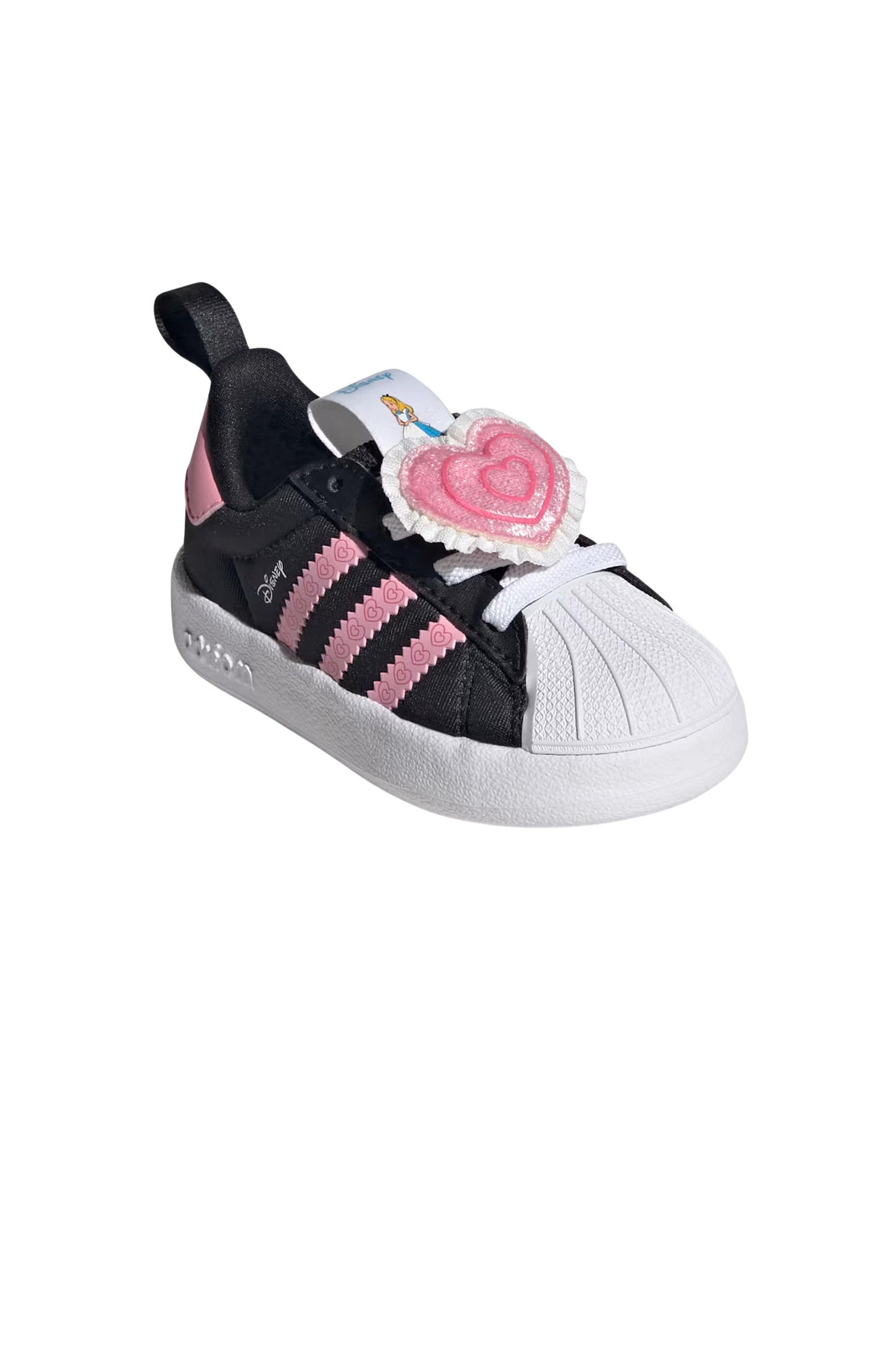 Tênis Adidas Disney Adifom Superstar 360 Infantil Preto/Rosa IH7068