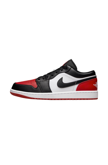 Tênis Nike Air Jordan 1 Low Preto/Branco/Vermelho 553558-161