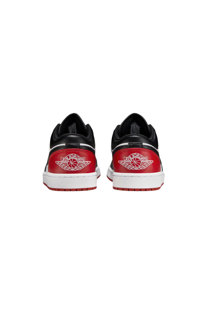 Tênis Nike Air Jordan 1 Low Preto/Branco/Vermelho 553558-161