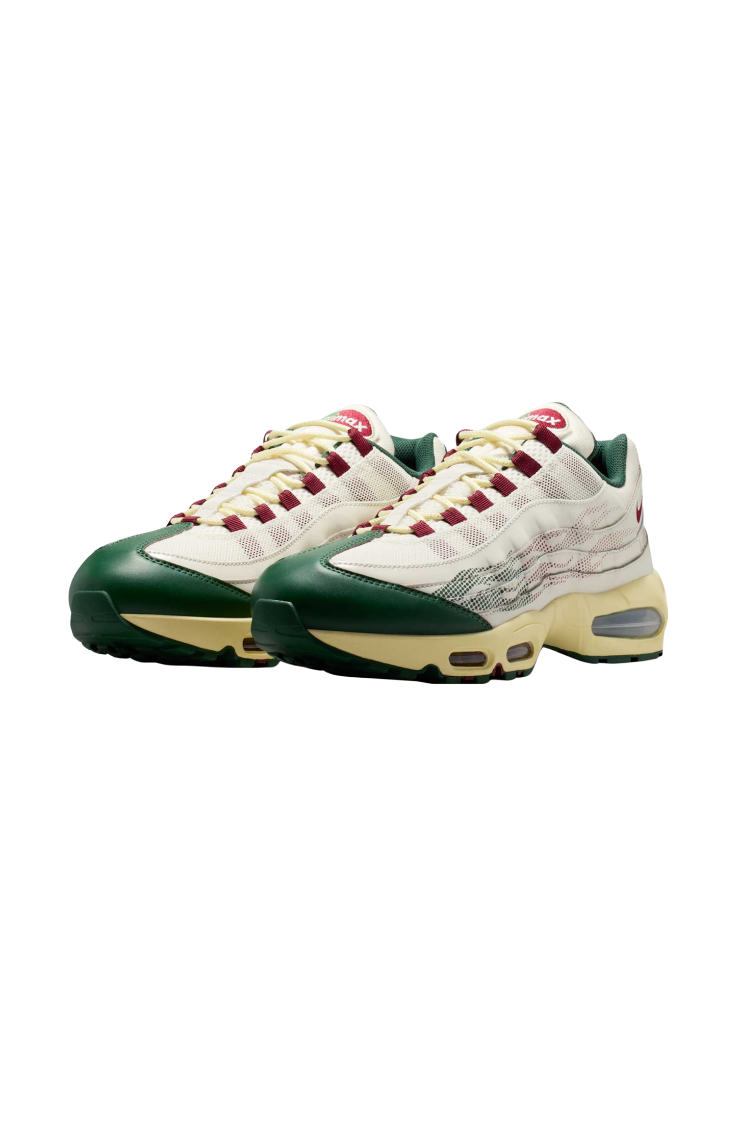 Tênis Nike Air Max 95 "Big Bubble" México El Tiempo F.C Bege/Verde IR5900-030