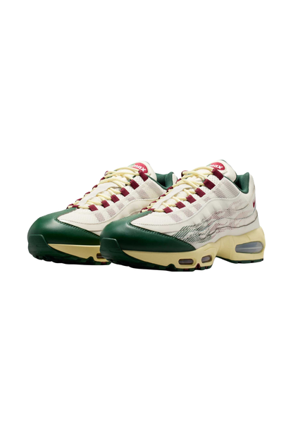 Tênis Nike Air Max 95 "Big Bubble" México El Tiempo F.C Bege/Verde IR5900-030