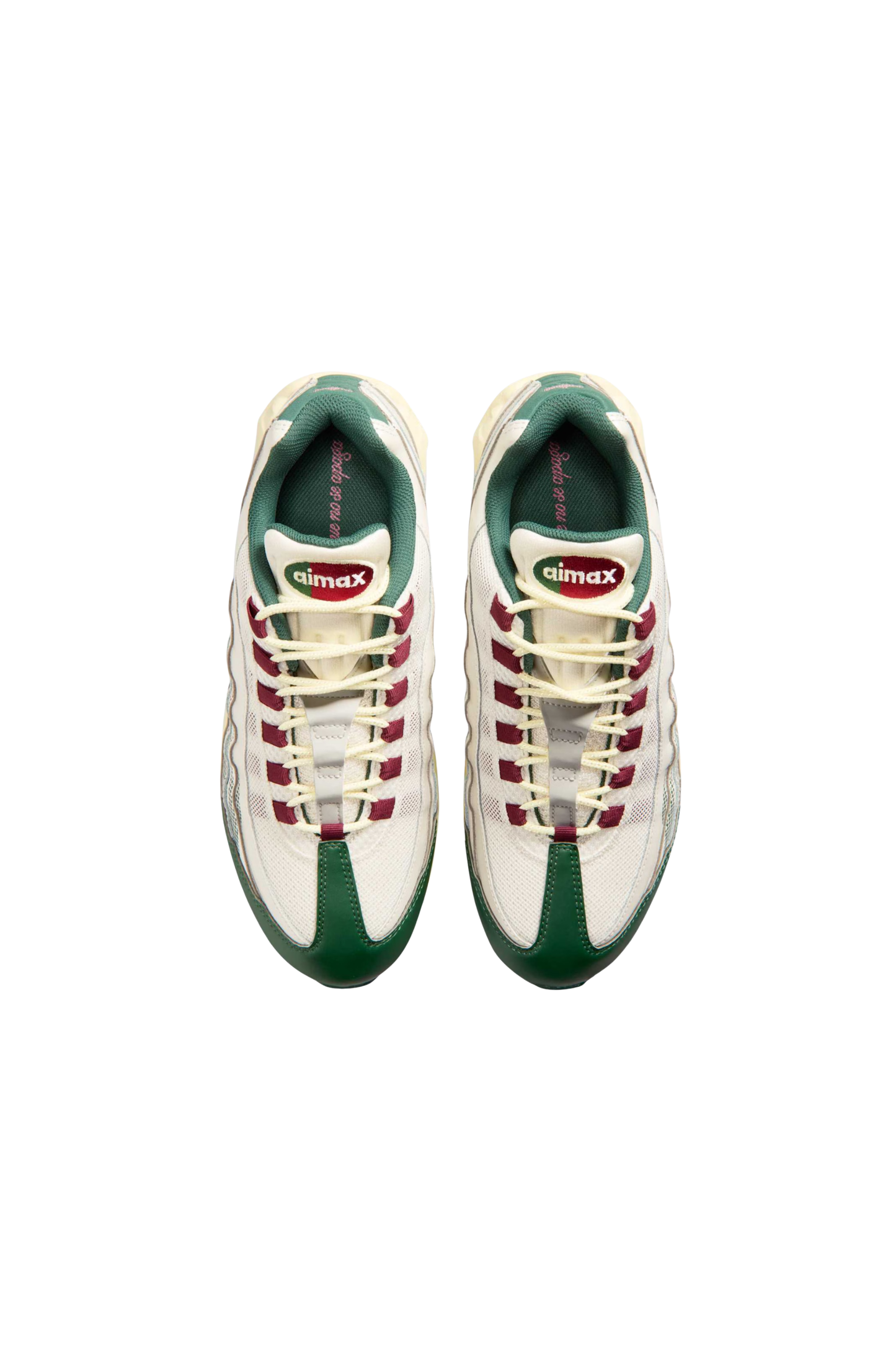 Tênis Nike Air Max 95 "Big Bubble" México El Tiempo F.C Bege/Verde IR5900-030