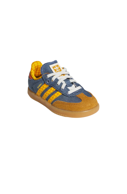 Tênis Adidas Samba OG EL x Disney Pixar Toy Story Infantil Azul/Amarelo LA3977