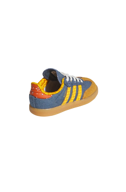 Tênis Adidas Samba OG EL x Disney Pixar Toy Story Infantil Azul/Amarelo LA3977
