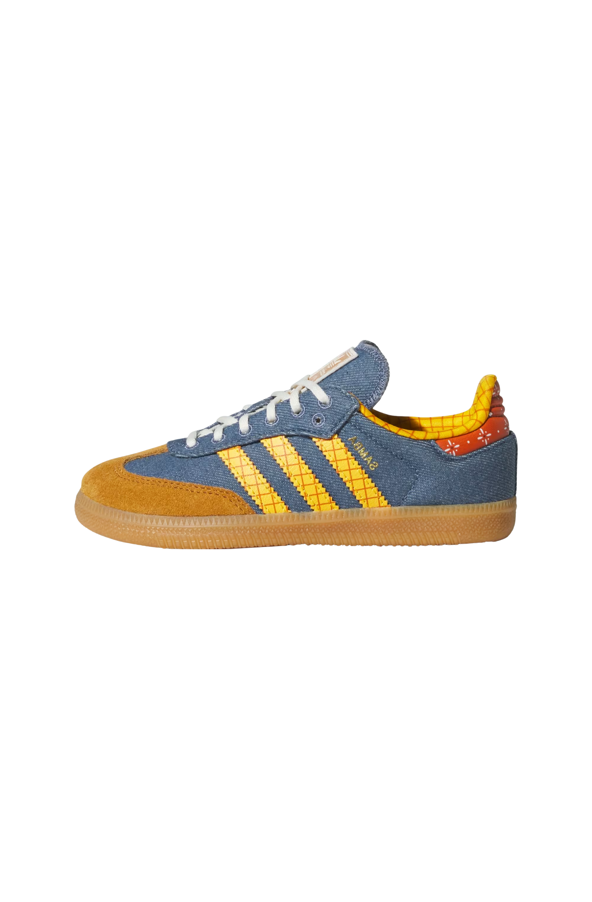Tênis Adidas Samba OG x Disney Pixar Toy Story Infantil Azul/Amarelo LA3986