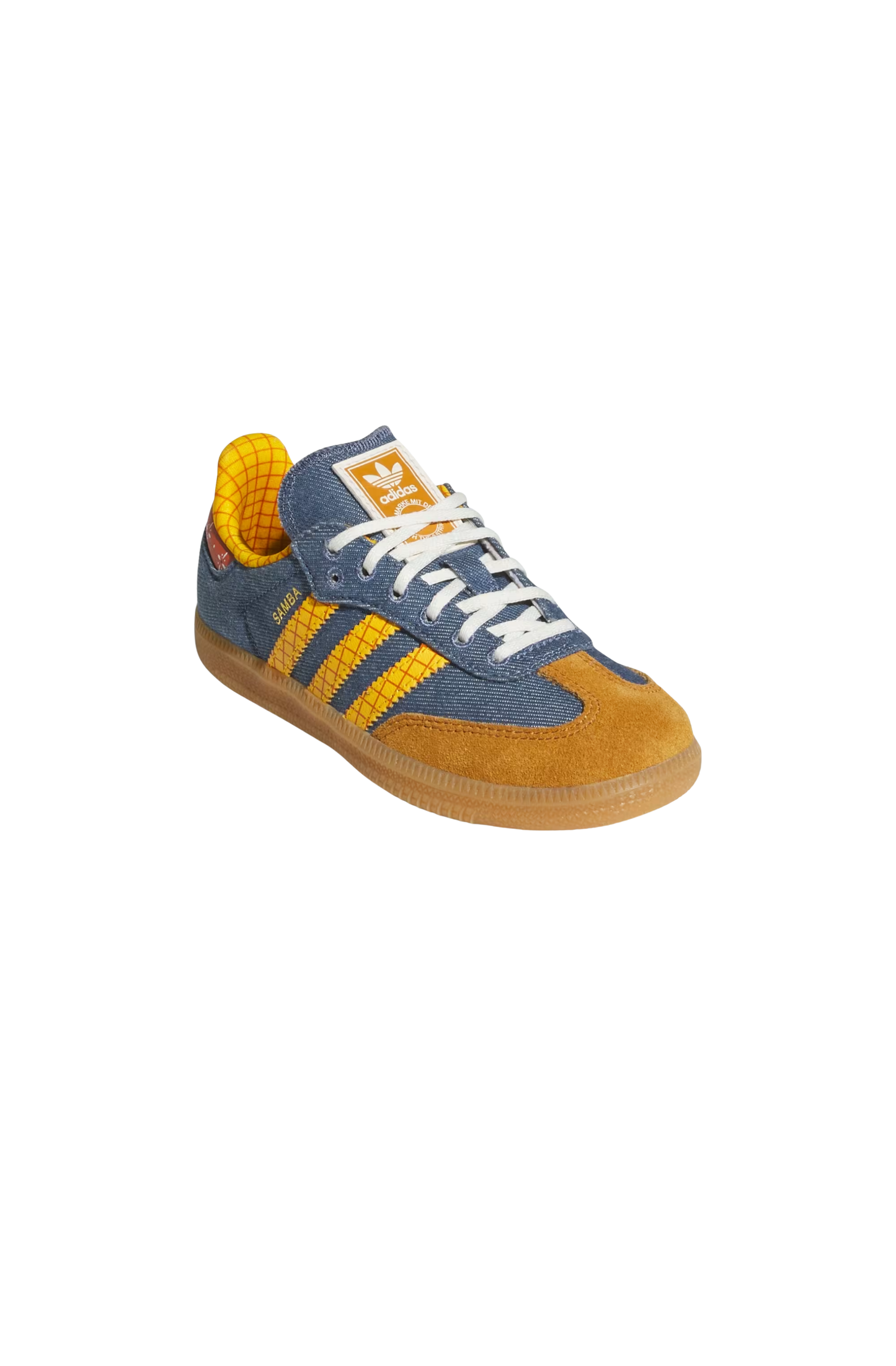 Tênis Adidas Samba OG x Disney Pixar Toy Story Infantil Azul/Amarelo LA3986