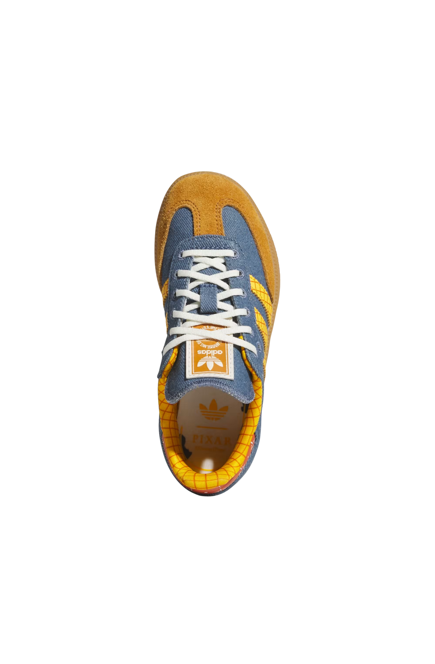 Tênis Adidas Samba OG x Disney Pixar Toy Story Infantil Azul/Amarelo LA3986