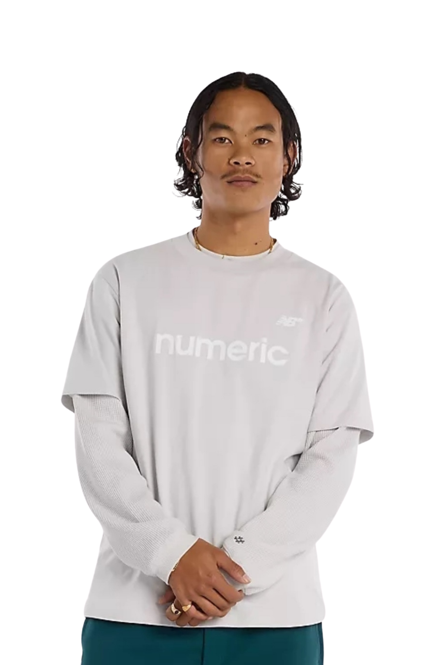 Camiseta New Balance Numeric Masculino Cinza
