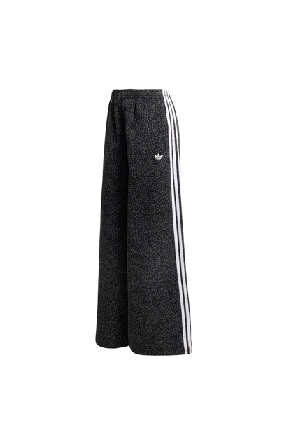 Calça Adidas Jeans Oversized Firebird AOP Preto/Cinza