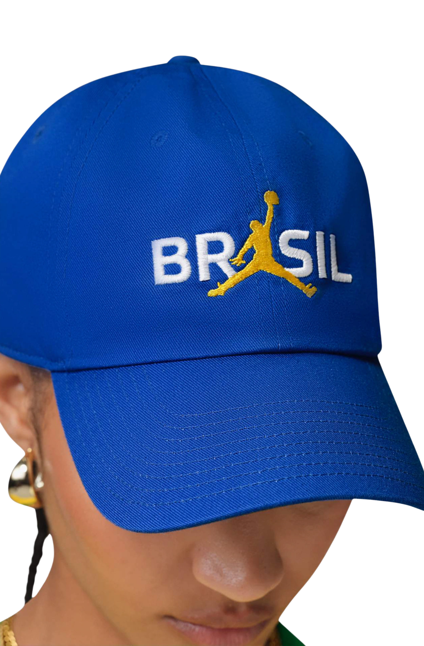 Boné Jordan x Brasil Club Unissex Azul