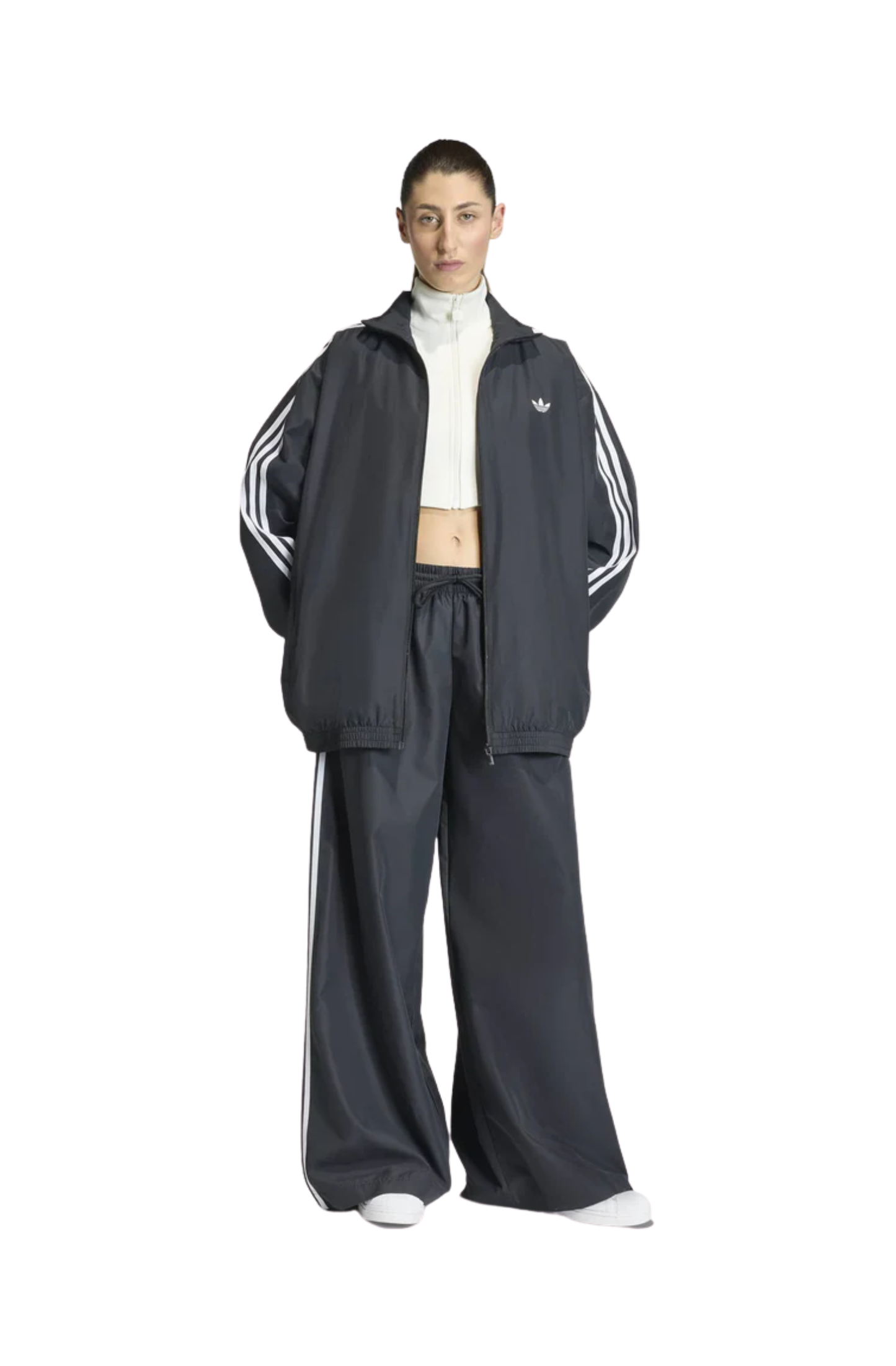 Calça Adidas Firebird Adilenium Track Pants Preto/Branco