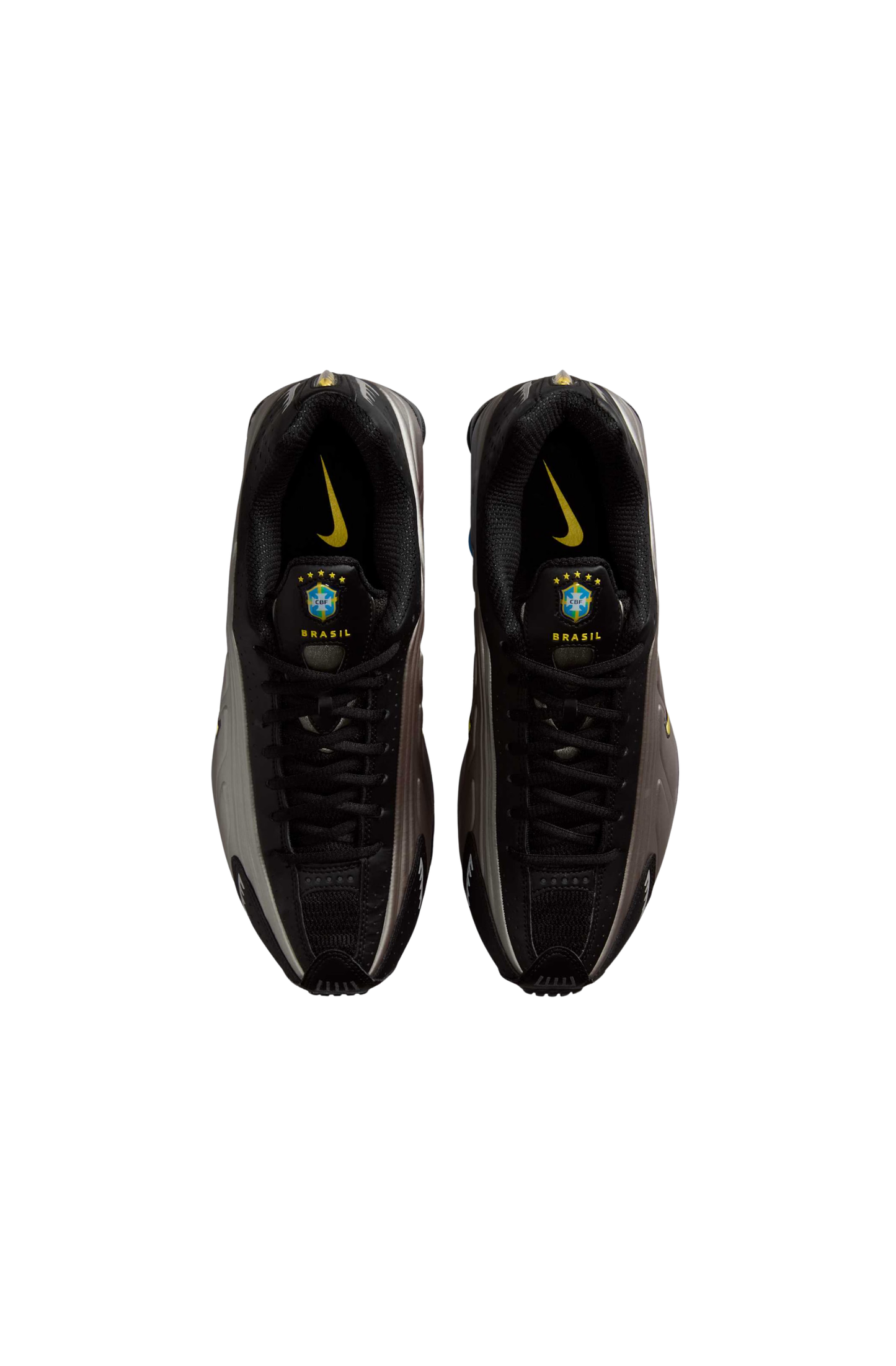 Tênis Nike Shox R4 "Brazil" Cinza/Preto IO8134-001