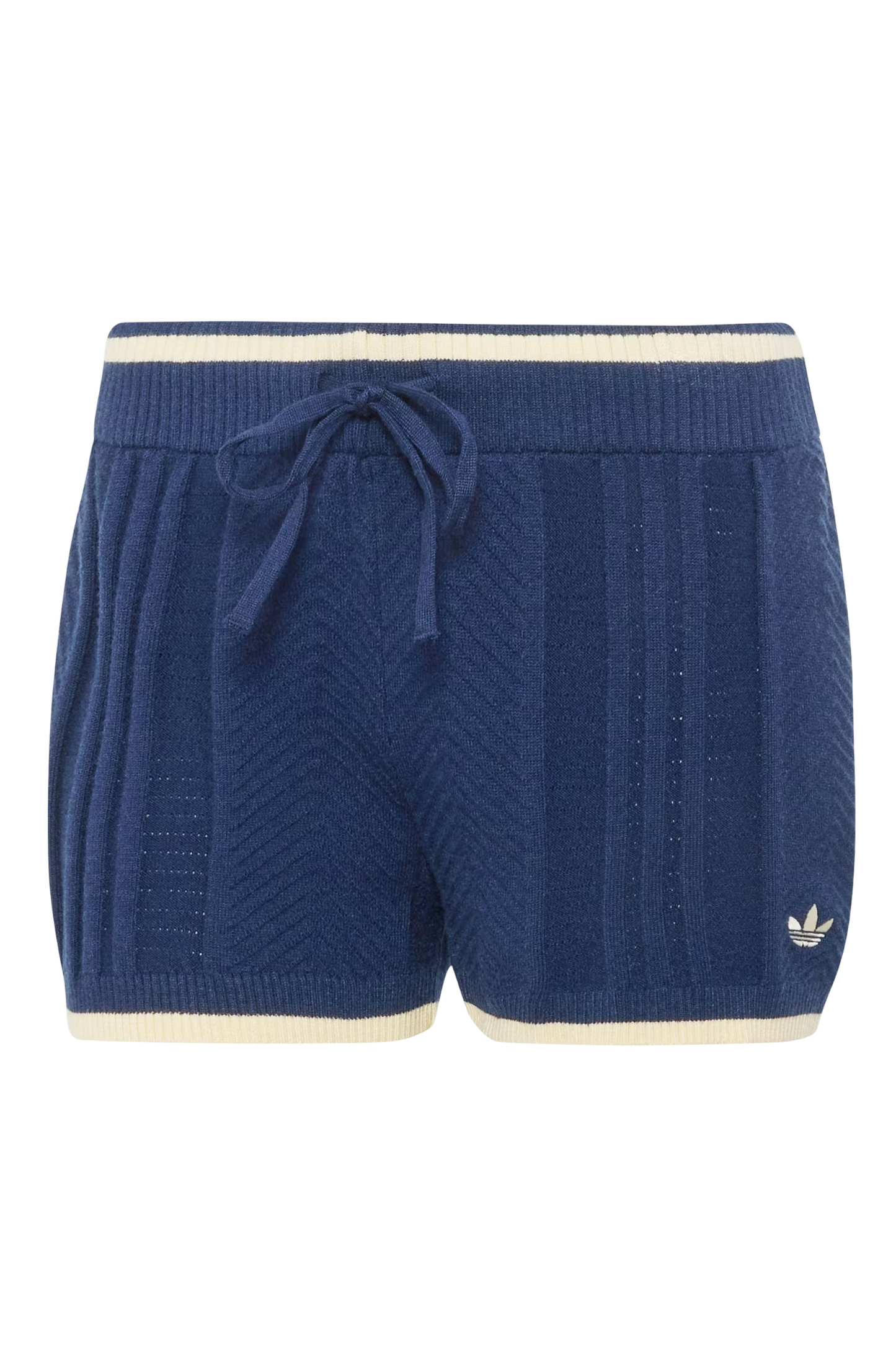 Shorts Adidas Cable Knit Azul Marinho