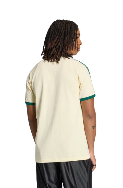 Camiseta Adidas Classic Adicolor 3-stripes Bege/Verde