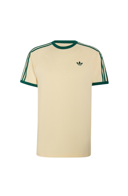 Camiseta Adidas Classic Adicolor 3-stripes Bege/Verde