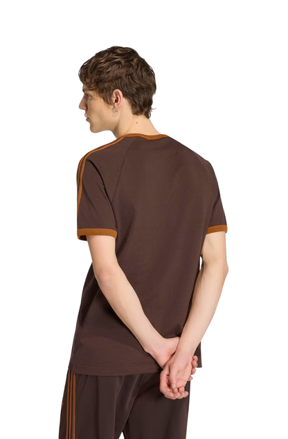 Camiseta Adidas Classic Adicolor 3-stripes Marrom/Bronze