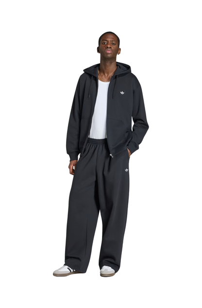 Moletom Adidas Trefoil Essentials Full Zip Hoodie Preto
