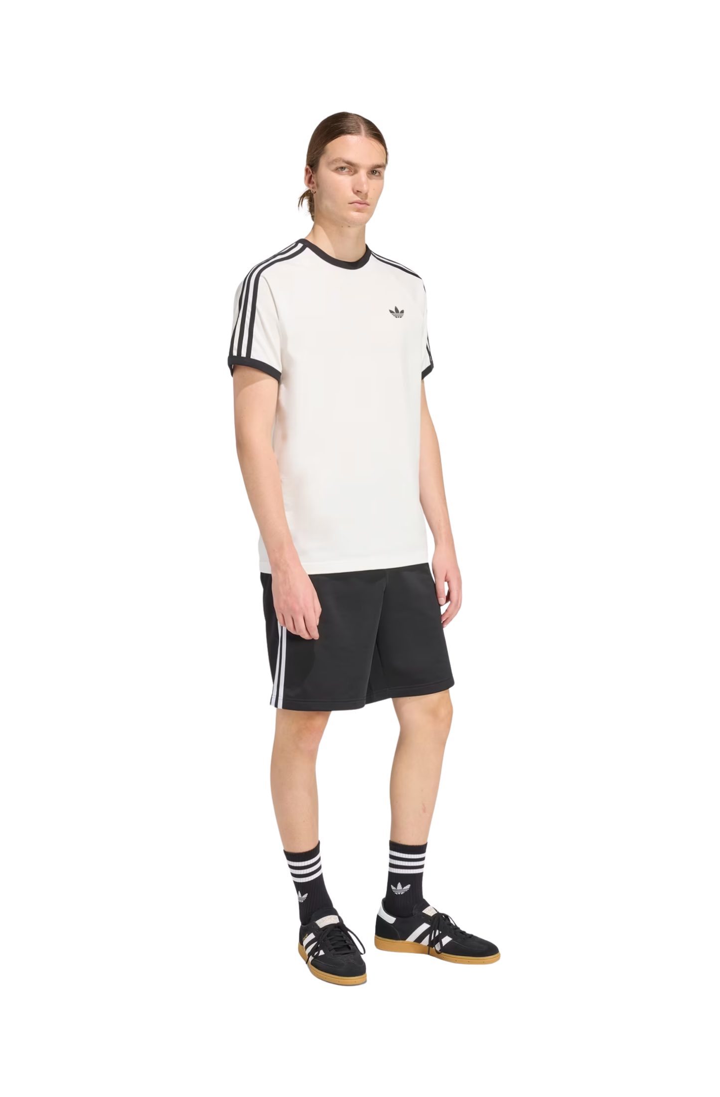 Camiseta Adidas Classic Adicolor 3-stripes Branco/Preto