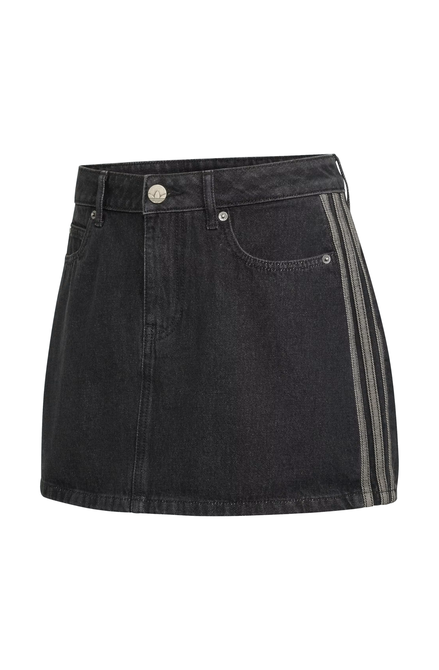 Saia Adidas Jeans Adicolor Preto