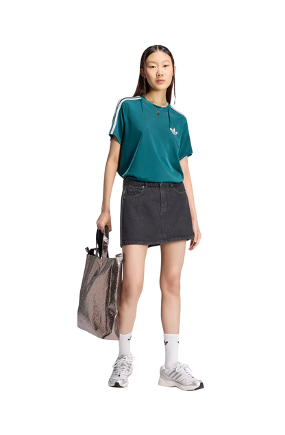 Saia Adidas Jeans Adicolor Preto