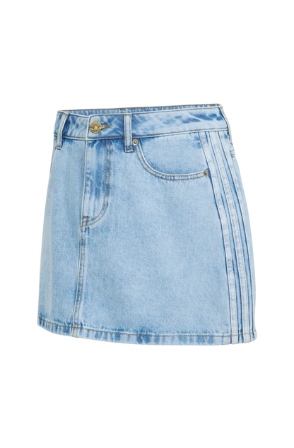 Saia Adidas Jeans Adicolor Azul Claro