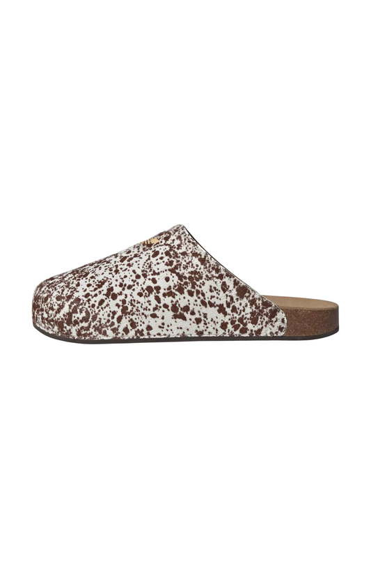 Chinelo Adidas Adimule Off-white/Marrom KI0404