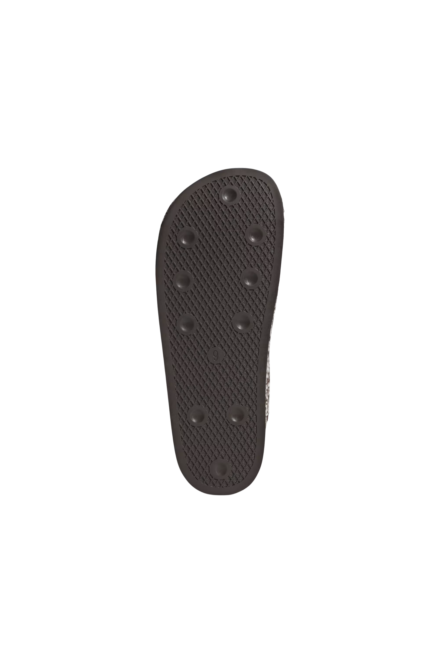 Chinelo Adidas Adimule Off-white/Marrom KI0404